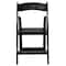 Flash Furniture Folding Chair, Wood, Black XF-2902-BK-WOOD-GG - alternate 3